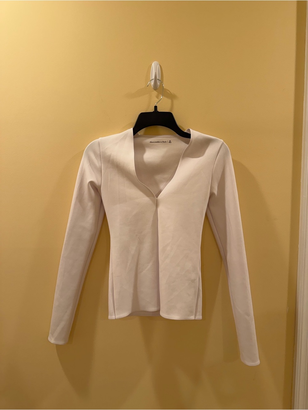 Abercrombie & Fitch Deep V-Neck Long Sleeve